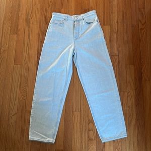 COS tapered leg high rise ankle length jeans